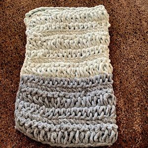 Small cozy crocheted pet blanket